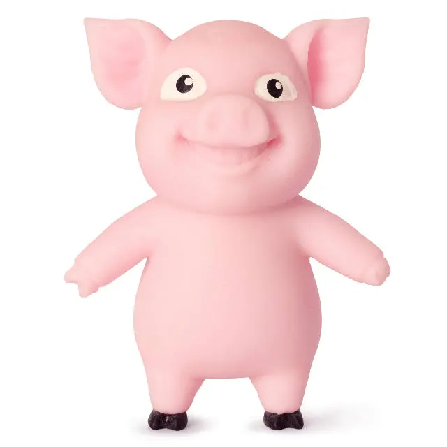 Stretch 'N Smash Mini Pig Fidget Toy (Assorted Colors) 1