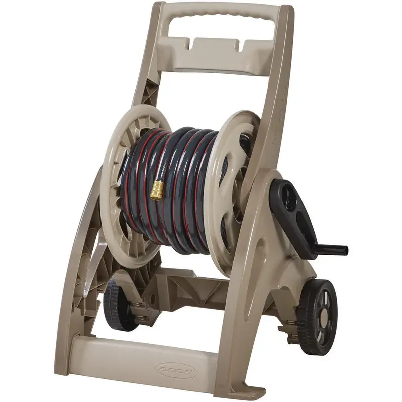 Suncast 175-Foot Retractable Hose Reel On Wheeled Cart 1