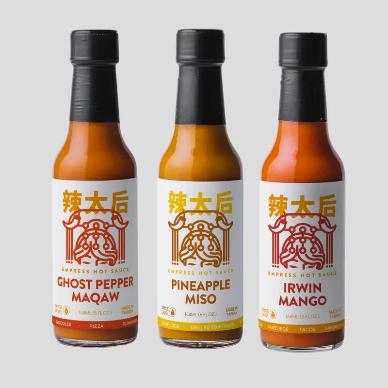 Taiwan-Inspired Hot Sauce Trio 1