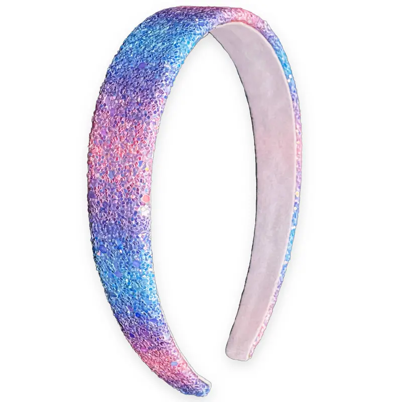 Tapered Thick Glitter Headband – Color Variety Pack 1