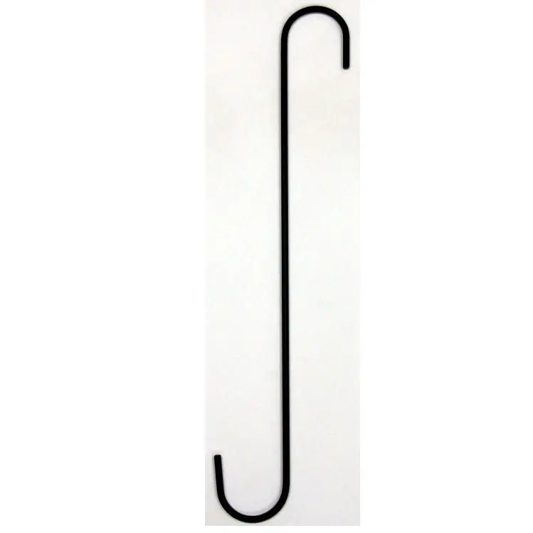 The Hookery 18-Inch Black Wrought Iron S-Hook (Gh-18) 1