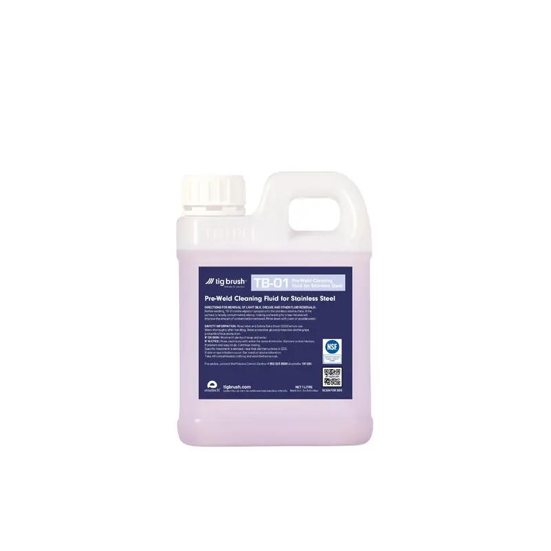 Tig Brush Tb-01 Purple Pre-Cleaning Solution For Weld Prep – 1L 1
