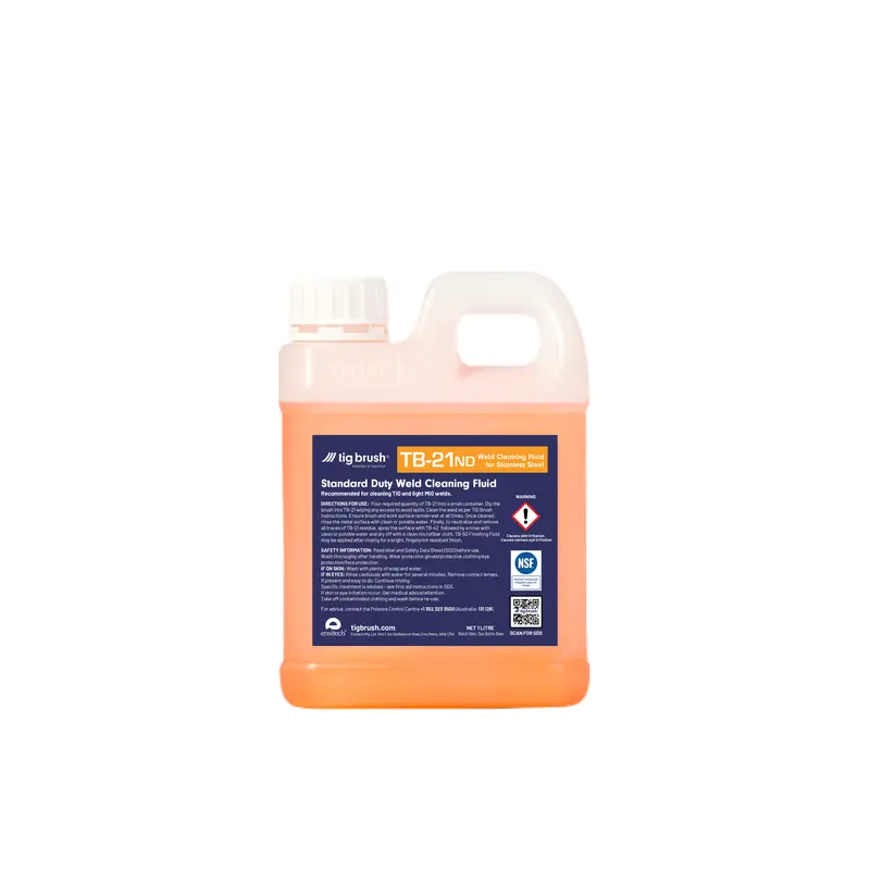 Tig Brush Tb-21Nd Orange Weld Cleaning Fluid – 1L 1