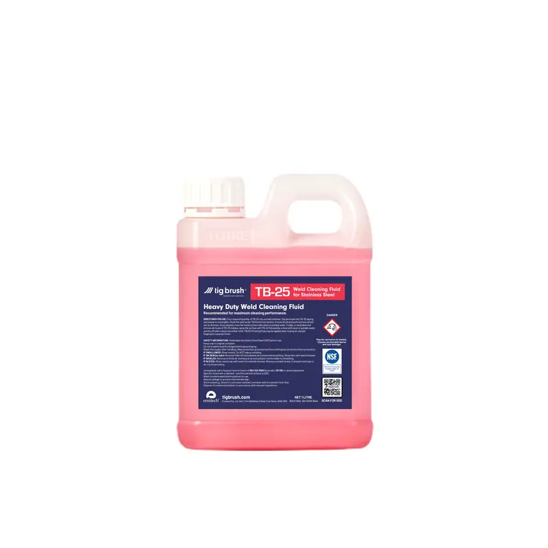 Tig Brush Tb-25 Pink Weld Cleaning & Polishing Fluid – 1L 1