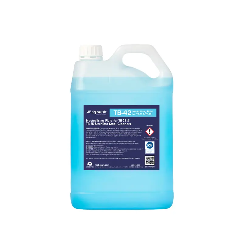 Tig Brush Tb-42 Dedicated Neutraliser For Tb-21 & Tb-25 – 5 Litre 1