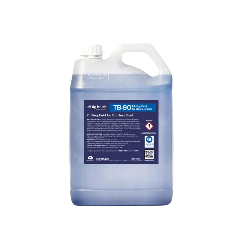 Tig Brush Tb-90 Etching Solution – Dark Blue, 5-Litre Bottle 1
