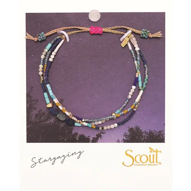 Truth-Focused Mixed Media Bracelet With Lapis Lazuli And Gold Finish 1