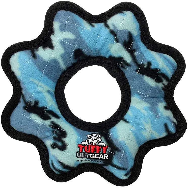 Tuffy® Heavy-Duty Gear Ring Toy For Dogs – Multi-Color Assortment 1