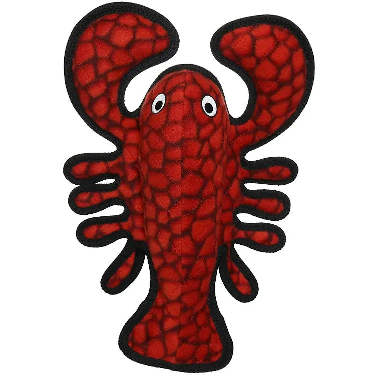 Tuffy Ocean Creature Larry Lobster Plush Dog Toy 1