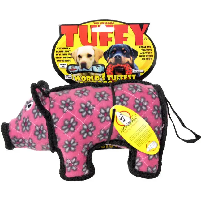 Tuffy® Polly The Pig Jr. Dog Toy – Durable Chew-Resistant Plush 1