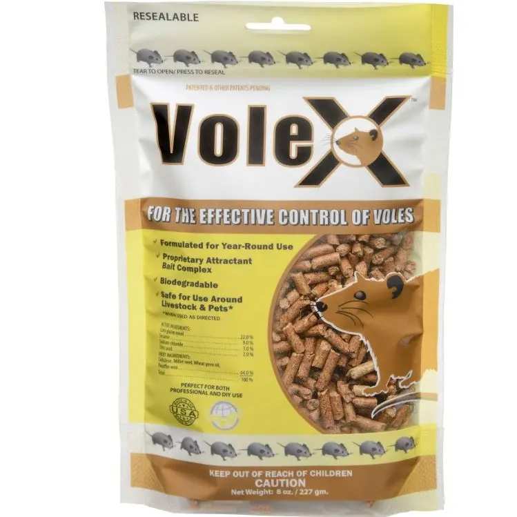 Volex Vole Control Bait – 8 Oz Granular Formula 1