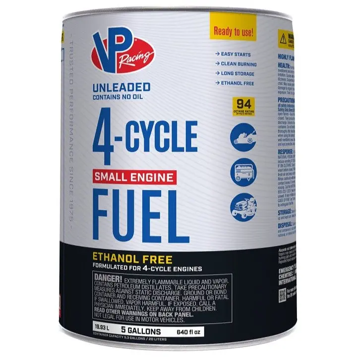 Vp Ethanol-Free 4-Cycle Small Engine Fuel – 5-Gallon Pail For Lawn Equipment 1