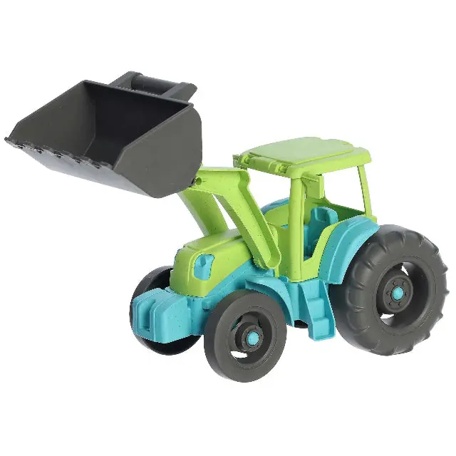 Wheatley Sustainable Wooden Tractor Toy – 12-Inch With Functional Loader 1