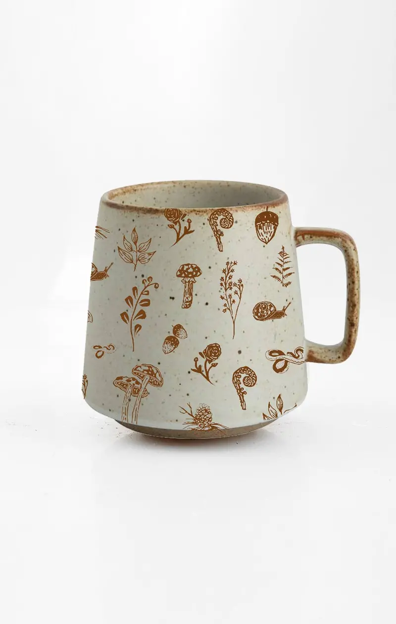 Whimsical Forest-Themed Ceramic Mug 1