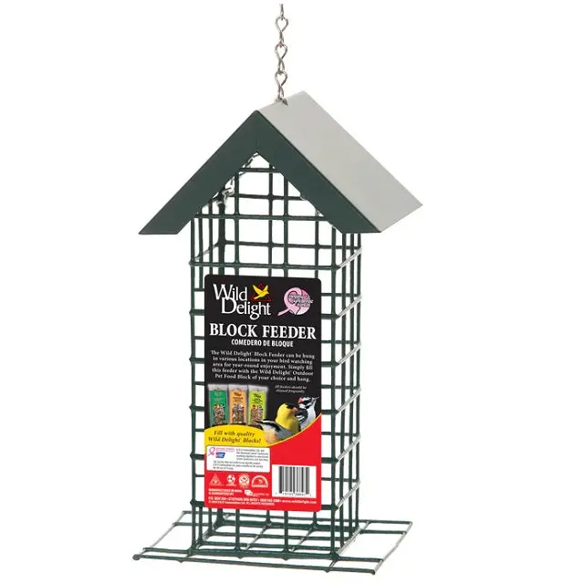 Wild Delight Block-Style Wild Bird Feeder – Durable & Weather-Resistant 1