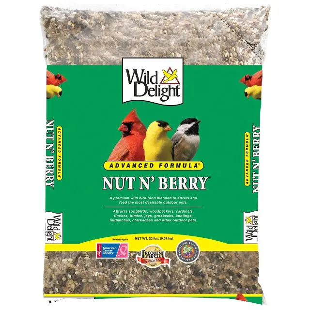 Wild Delight Nut N’ Berry Wild Bird Mix – 5 Lb Energy-Rich Blend 1