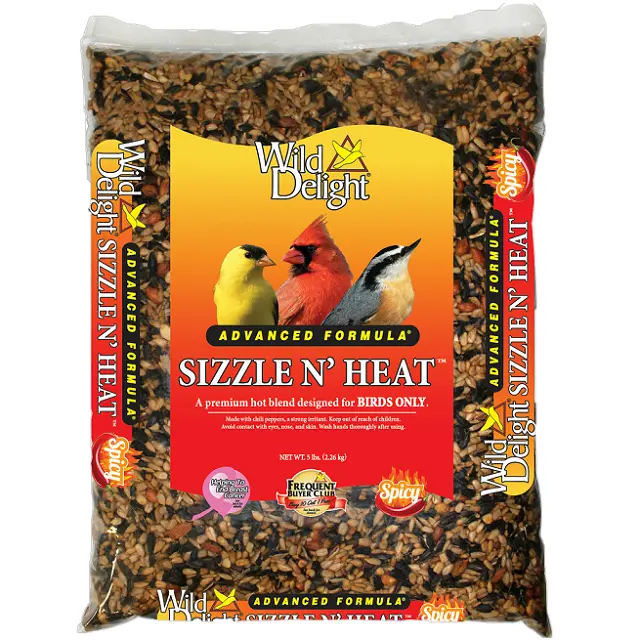 Wild Delight Sizzle N’ Heat Spicy Bird Food Blend – 14 Lb Bag 1