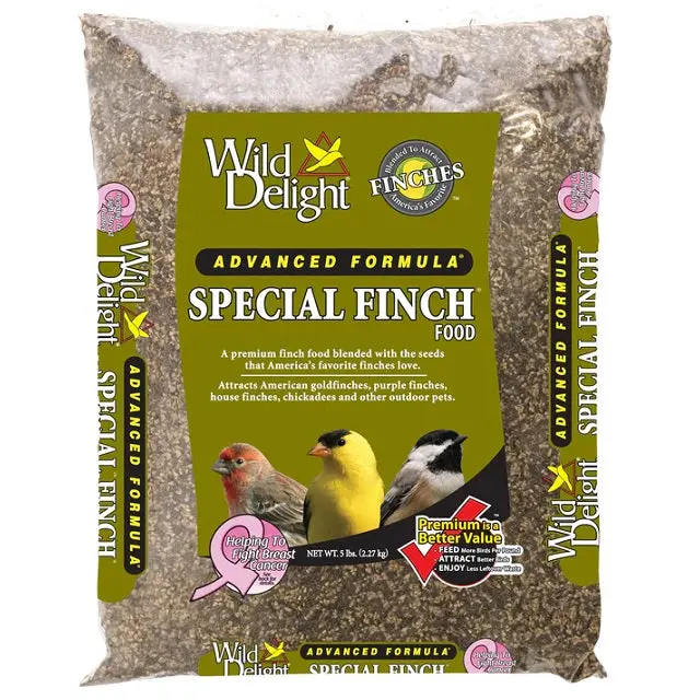 Wild Delight Special Finch Seed Mix – 5 Lb No-Mess Formula 1