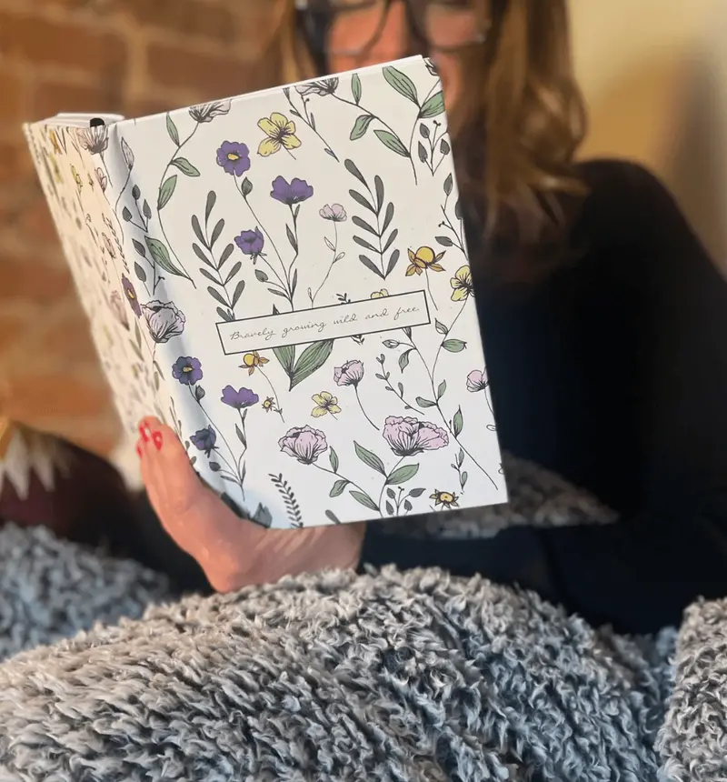 Wildflower Journal – Botanical-Themed Lined Notebook With Floral Cover Design 1