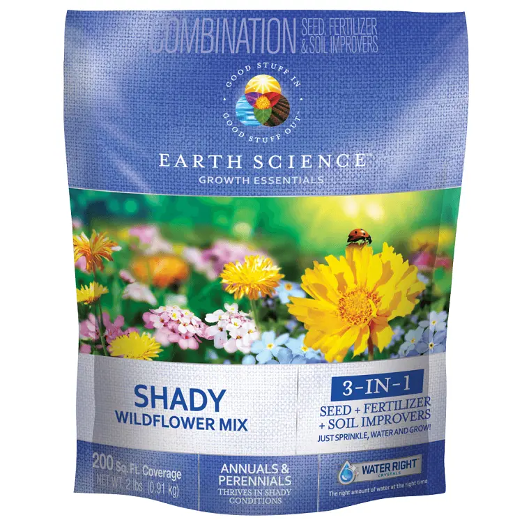 Wildflower Seed Mix For Shady Areas – 2-Pound Bag 1