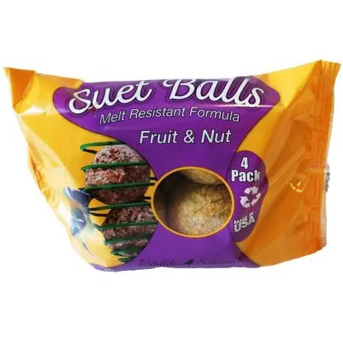 Wildlife Sciences Fruit & Nut Melt-Resistant Suet Balls (4-Pack) 1