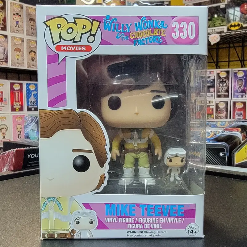 Willy Wonka & Mike Teevee Pop Vinyl – Vaulted Edition 1