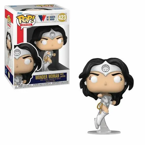 Wonder Woman 80Th Anniversary White Lantern Funko Pop Dc Figure 1