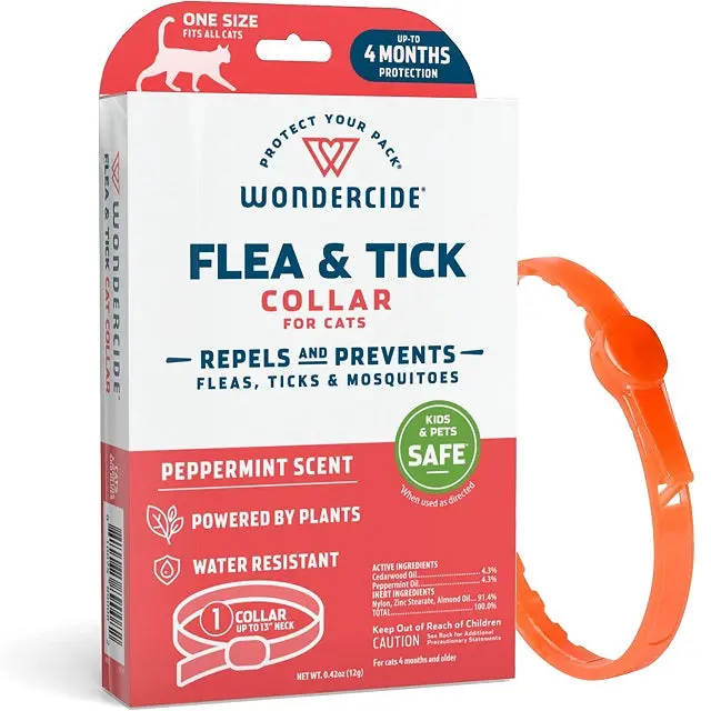 Wondercide Natural Flea & Tick Collar For Cats 1