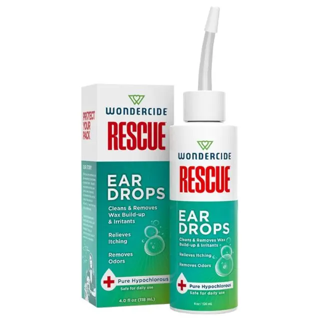 Wondercide Rescue Gentle Ear Drops For Dogs And Cats (4 Oz) 1