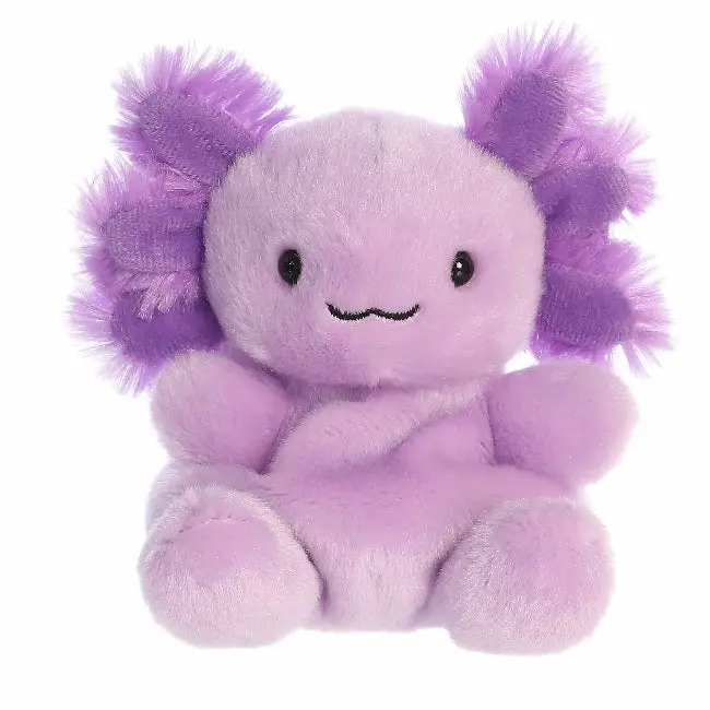 Xavier The Purple Axolotl Palm Pal Plush Toy 1