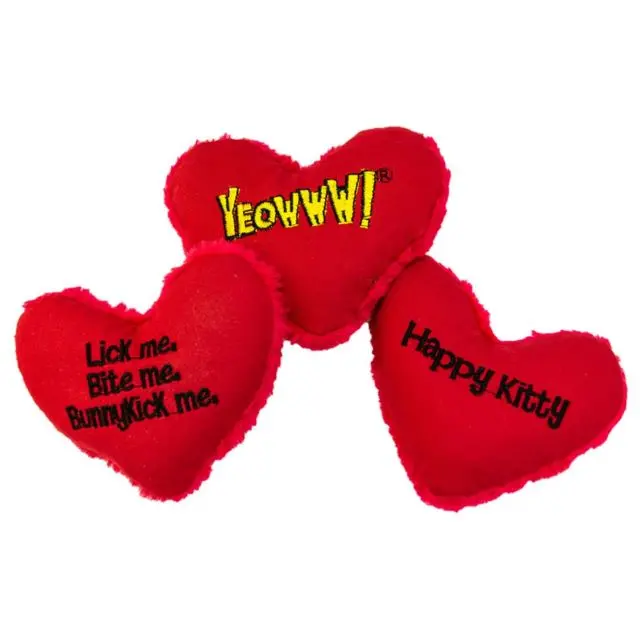 Yeowww! Catnip Heart Attack Toy – Assorted Playful Designs 1