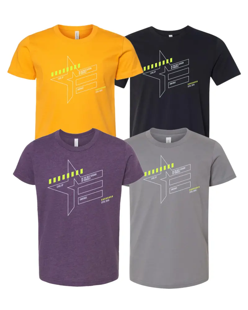 Youth Level Up Motivational T-Shirt 1