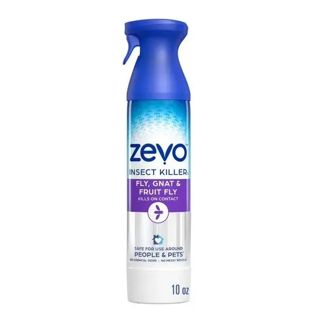 Zevo Flying Insect Trap Spray – 10 Oz Formula For Flies, Gnats & Fruit Flies 1