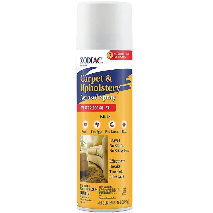 Zodiac Carpet & Upholstery Flea & Tick Aerosol – 16 Oz 1