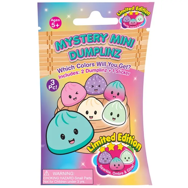 Zorbitz Mystery Mini Dumplinz Squishy – Assorted Surprise Designs 1