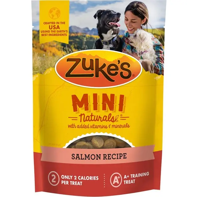 Zuke’S Mini Naturals Salmon Dog Treats – 6-Ounce Package 1