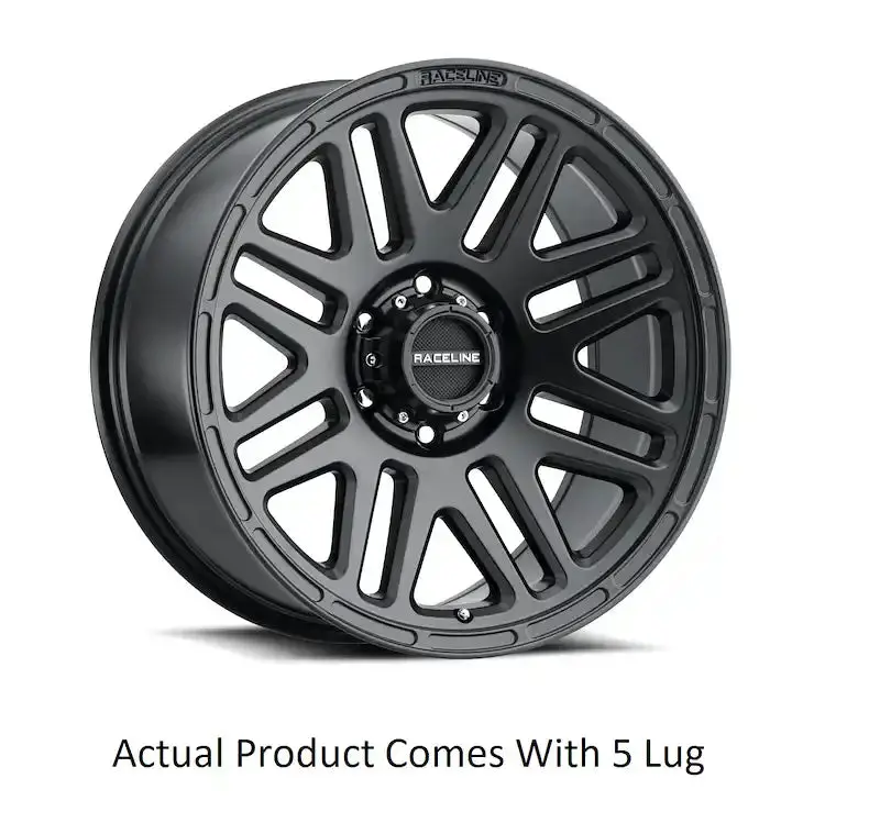 17X8.5-Inch Alloy Wheel – 5X127 Bolt Pattern, 18Mm Offset, Gloss Black Finish 1