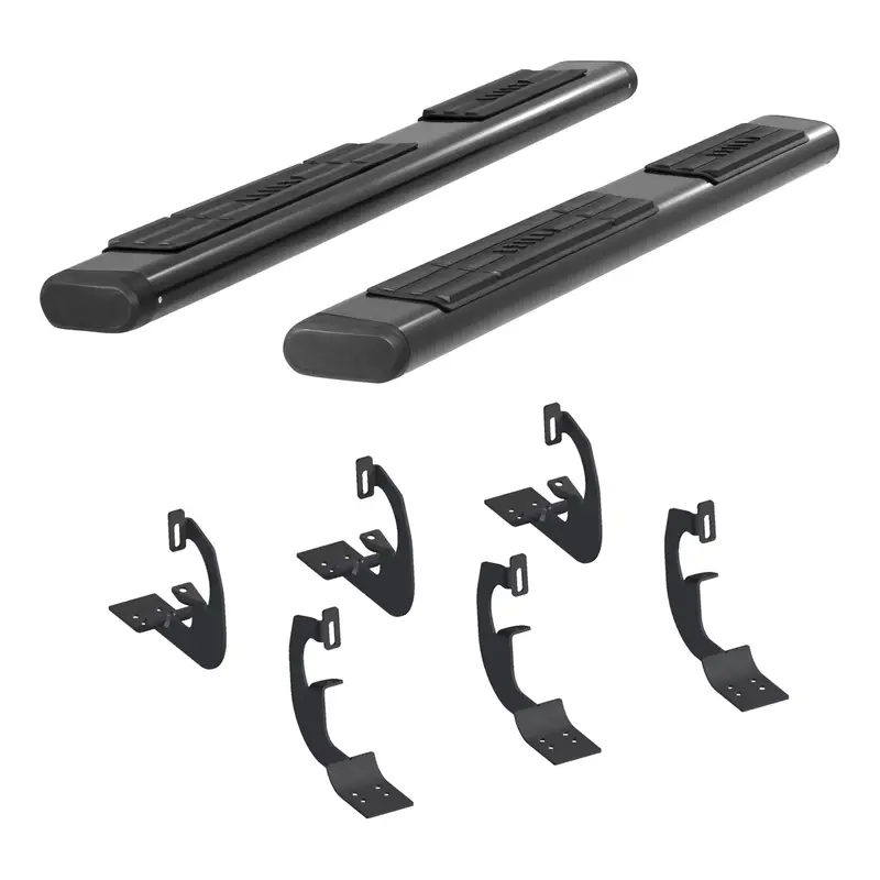 Aries 4445002 6-Inch X 75-Inch Black Oval Side Bars For Chevrolet Silverado, Gmc Sierra, Cadillac Escalade, And Yukon 1