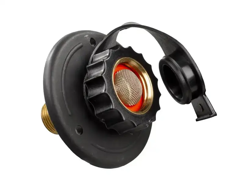 Black City Water Inlet Flange With Female Pipe Thread (Fpt) 1