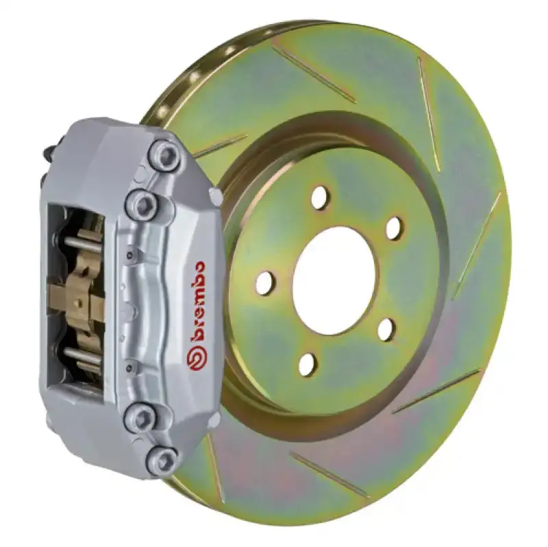 Brembo Big Brake Kit For 2005–2010 Vw Jetta Mk5 – Front 4-Piston Calipers, 330X28Mm Slotted Two-Piece Rotors 1
