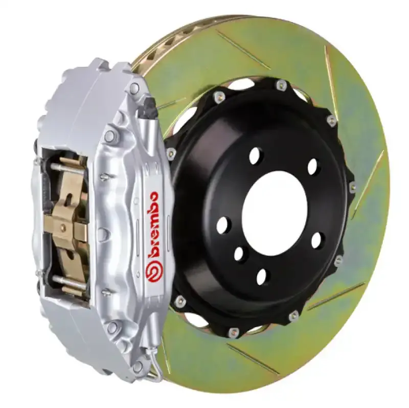 Brembo Front Big Brake Kit For 2008–2014 & 2015–2021 Subaru Wrx – 4-Piston Calipers, 355X32Mm Slotted Two-Piece Rotors 1