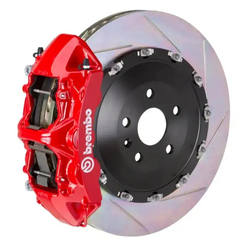Brembo Gt Big Brake Kit For 2007–2013 Bmw X5 – Front, 6-Piston Calipers, Slotted 405X34Mm Two-Piece Rotors (Red) 1