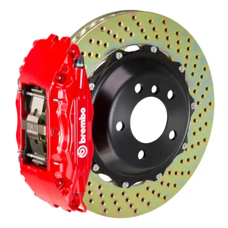 Brembo Gt Big Brake Kit – Front Drilled Rotors (355X32Mm), 4-Piston Calipers For 1995–1999 Bmw M3 1