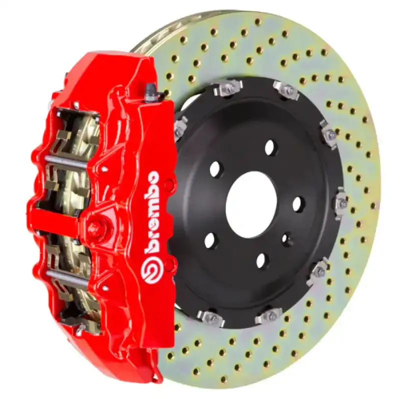 Brembo Gt Big Brake Kit Front Rotors – 380X34Mm Two-Piece Drilled Rotors For Audi S3 (2006–2012) 1