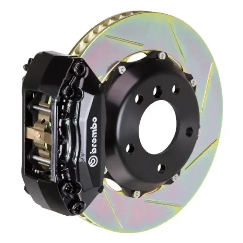 Brembo Gt Front Brake Kit – 328X28Mm Slotted Rotors With 4-Piston Calipers 1