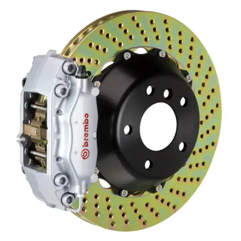 Brembo Rear Big Brake Kit For 1999–2005 Bmw 330I (Non-Xdrive) – 4-Piston Calipers, 345X28Mm Drilled Two-Piece Rotors 1