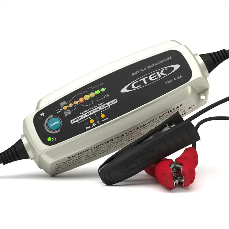 Ctek Mus 4.3 Battery Tester And Charger – 12V Smart Diagnostic & Maintenance Tool (Model #56-959) 1