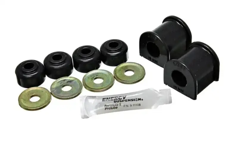 Energy Suspension 18Mm Rear Stabilizer Bushings - Black 1