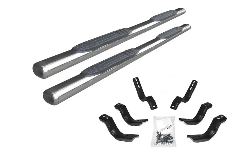Go Rhino 104434680Ps 4-Inch Wide Step Bar – Cost-Effective, Durable Vehicle Entry Aid 1