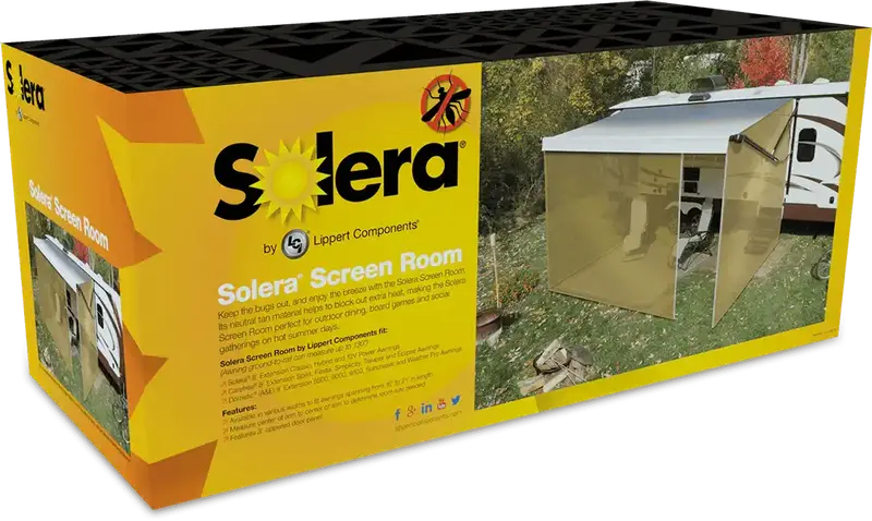 Lippert Components 362215 Solera Screen Room – 12-Foot Expandable Rv Accessory 1